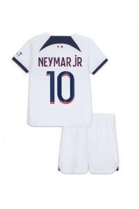 Paris Saint-Germain Neymar Jr #10 Babytruitje Uit tenue Kind 2023-24 Korte Mouw (+ Korte broeken)